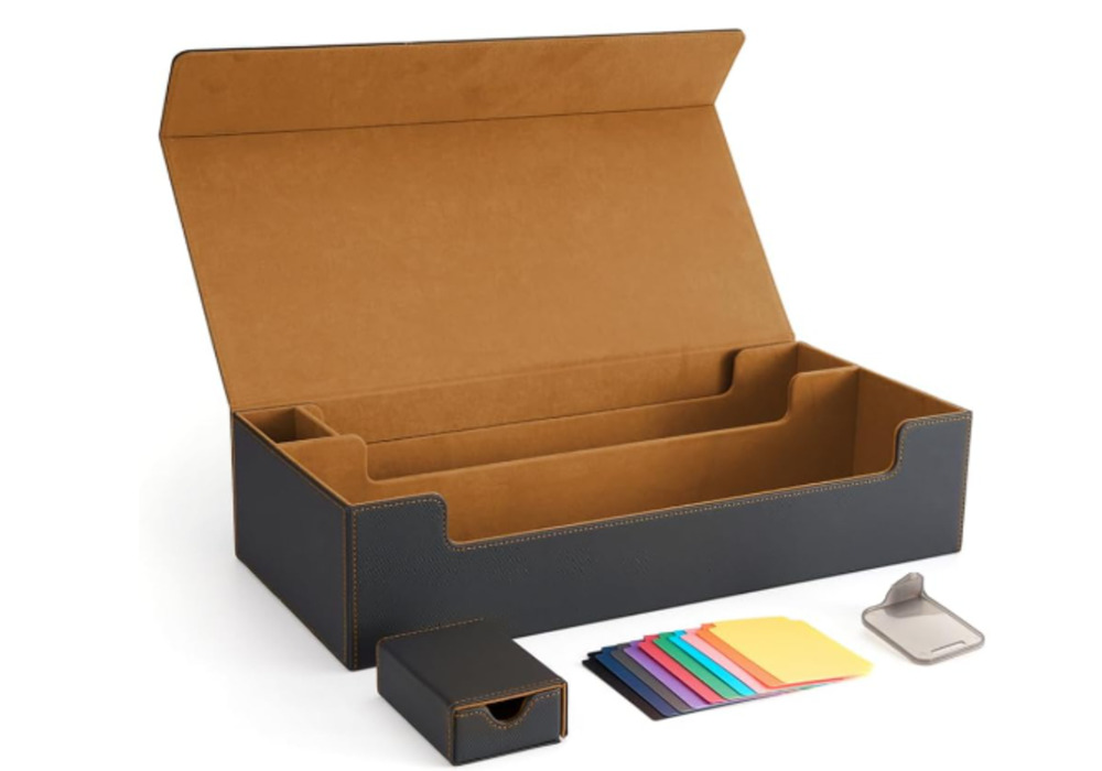 Trading Card Storage MTG Case Deck Box Holds 650 Includes Dividers Box See Desc.